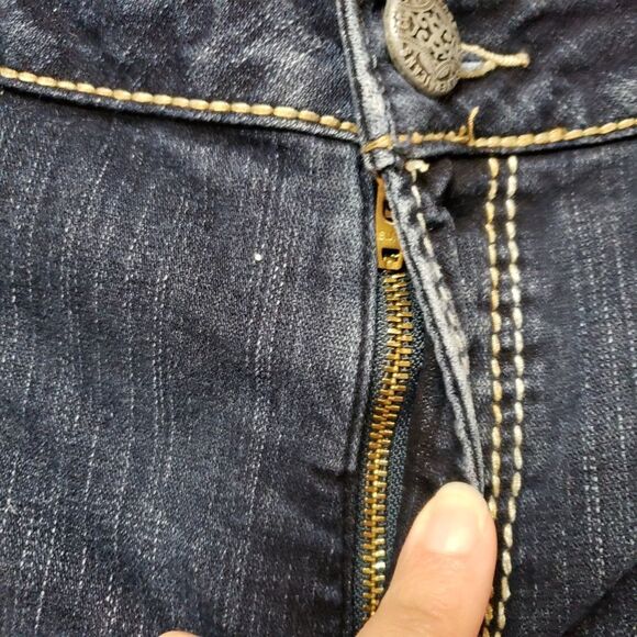 SILVER AIKO Jeans Dark Wash Bootcut Sz 22 - Picture 3 of 16